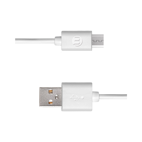 Android Kabloları (Micro USB) Mojue Micro Usb Kablosu (3Dk33B),Beyaz 