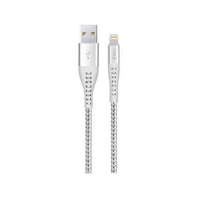 Ttec ExtremeCable Ekstra Dayanıklı USB-A - Lightning Şarj Kablosu 150cm 2DKX01LG,Gümüş