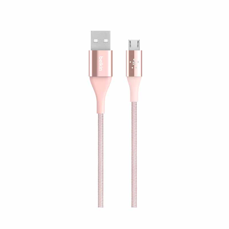 Android Kabloları (Micro USB) Belkin Premium Kevlar Micro Usb 2.4A Kablo 1.2M,Altın 