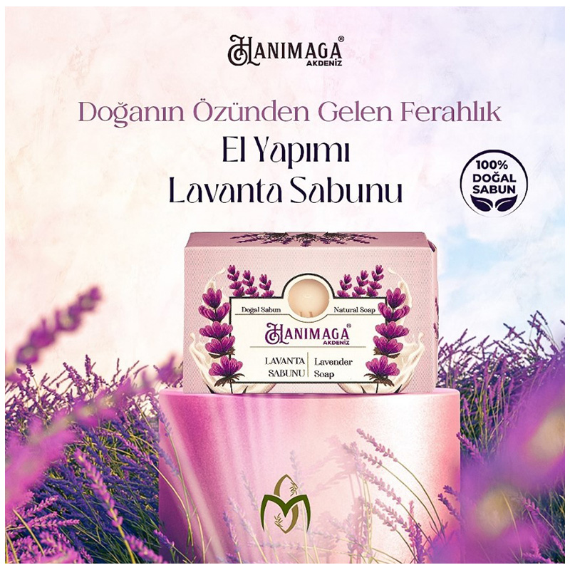 Katı Sabunlar Hanımağa Akdeniz Lavanta Sabunu 100 Gr,Lavanta  