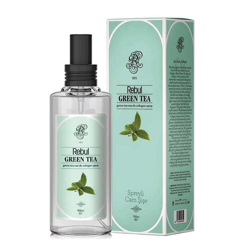 Kolonya Rebul Green Tea 100 ml Spreyli Kolonya,Greentea 