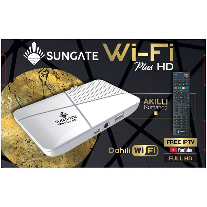 Mini Hd Uydu Alıcısı Sungate Vipstar Plus Hd Mini Uydu Alıcısı,Beyaz 