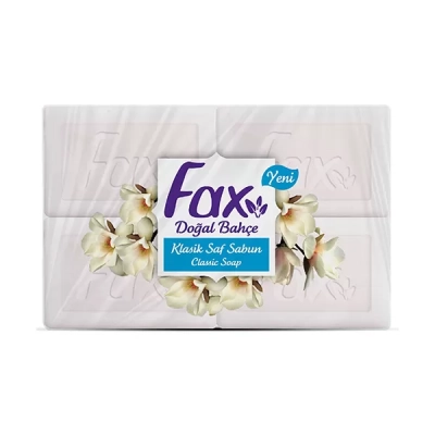  Fax Klasik 4 Adet Beyaz Kalıp Sabun 600 Gr