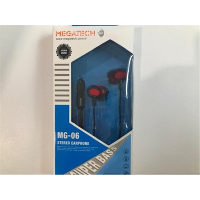 Megatech MG-06 Kırmızı Mikrofonlu Kulaklık